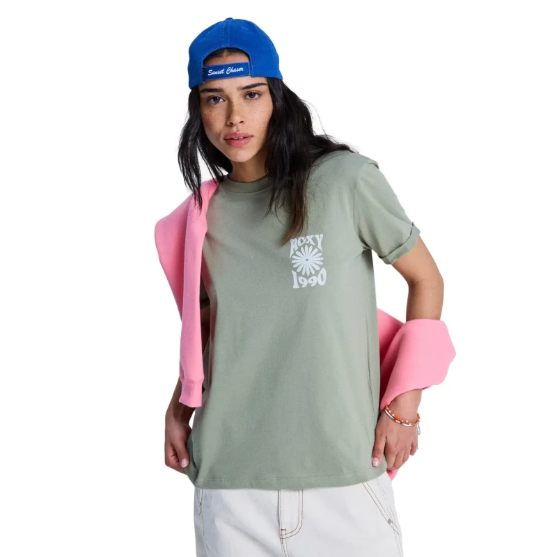 Image of Roxy Womens T-Shirt Roxy Ocean Regular FB Vert Female L