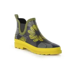 Image of Regatta Orla Kiely Fleece Lined Ankle Wellington - WntrHela/Yel