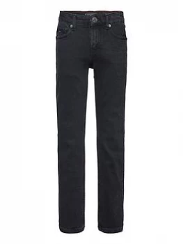 Image of Tommy Hilfiger Boys Scanton Slim Jeans - Black, Size Age: 12 Years
