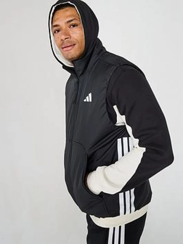 Image of Adidas Sleeveless down jacket adidas City Tech Climawarm Noir Male L