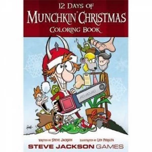 Image of 12 Days of Munchkin Christmas Coloring Book