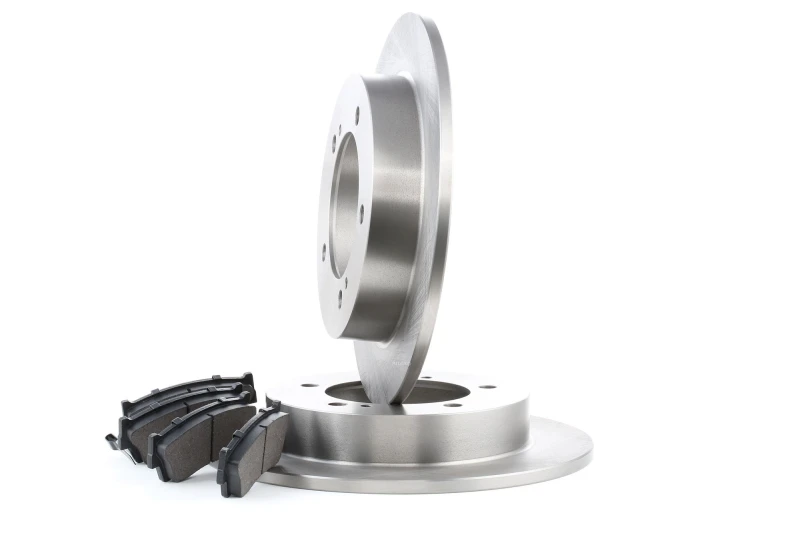 Image of RIDEX 3405B0209 Brake disc and pads set Front Axle, Brake Disc Type: Solid Brake Set,disc brakes (3405)