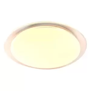 image of Cristal Melissa Dimmable LED Flush Light 40W CCT