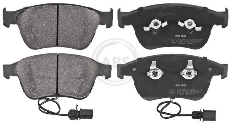 Image of A.B.S. Brake pad set A.B.S. 35172