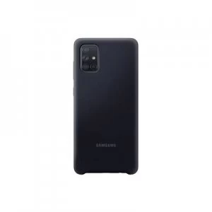 image of Samsung Silicone Cover Cover Samsung Galaxy A71 Black