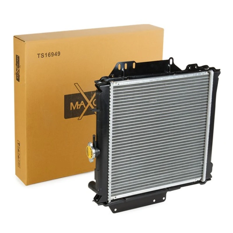 Image of MAXGEAR AC268063 Engine radiator Brazed cooling fins, Aluminium Aluminium Radiator,engine cooling (470)