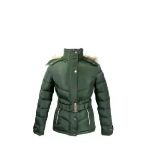 Image of Coldstream Womens/Ladies Cornhill Quilted Coat (L) (Fern)