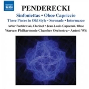 image of Krzysztof Penderecki Penderecki Sinfoniettas / Oboe Capriccio CD