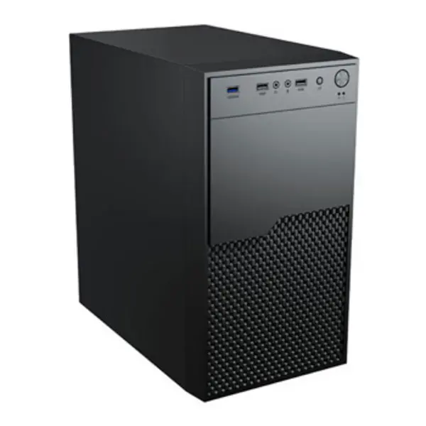 VIDA Vida Enterprise Black Office Case Micro ATX 12cm Fan Mesh Front ENTERPRISE-M