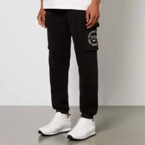 Image of Tommy Jeans Cargo Organic Cotton-Jersey Jogging Bottoms - L