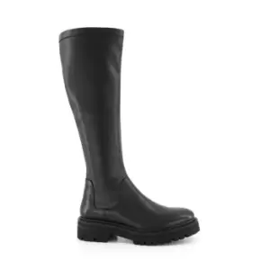 image of Dune London Tyren Knee High Boots - Black