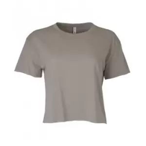 Image of Next Level Womens/Ladies Festival Cali Short-Sleeved T-Shirt (L) (Ash)