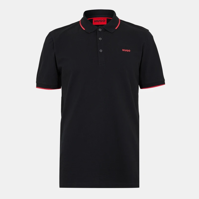 Image of Hugo Dinoso Polo Shirt Black 001 male L