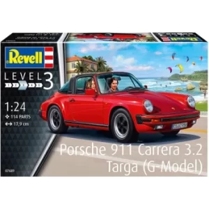 Image of Porsche 911 Carrera 3.2 Targa 1:24 Revell Model Kit