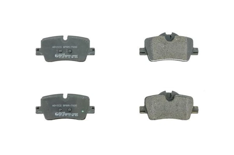 Image of AISIN Brake pad set AISIN BPBM-7000