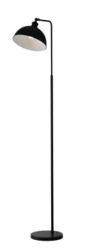 Image of Charleston Floor Task Light, Black White, E27