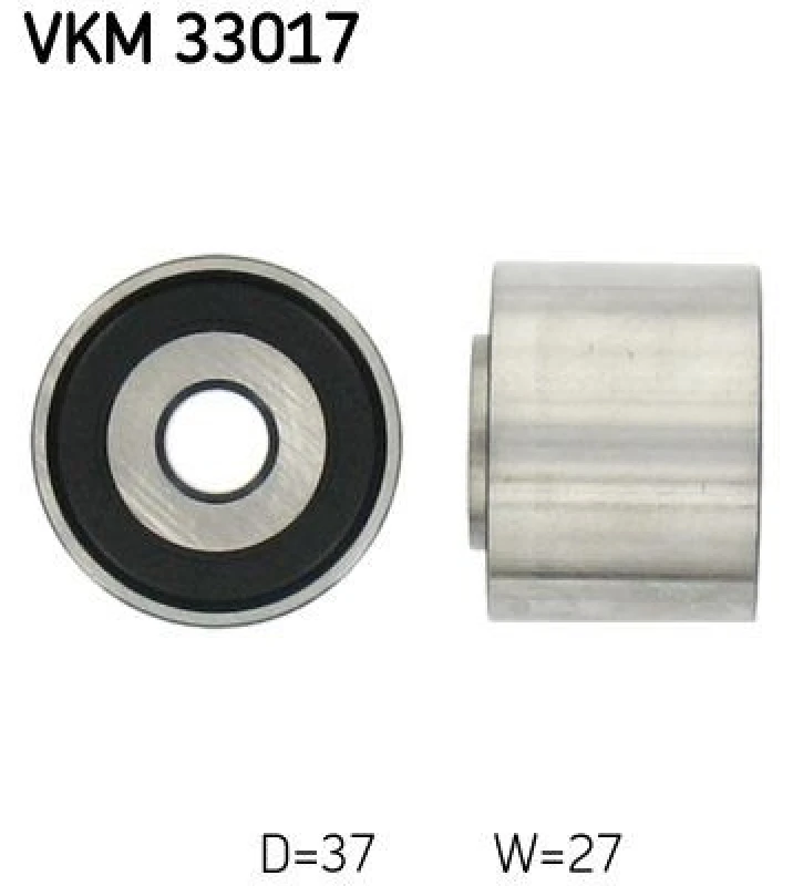 Image of SKF Deflection / guide pulley, V-ribbed belt SKF VKM 33017
