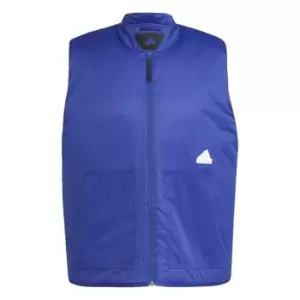 Image of adidas Puffer Vest - Blue