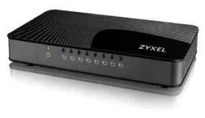 image of Zyxel GS-108S v2 Gigabit Ethernet (10/100/1000) Black