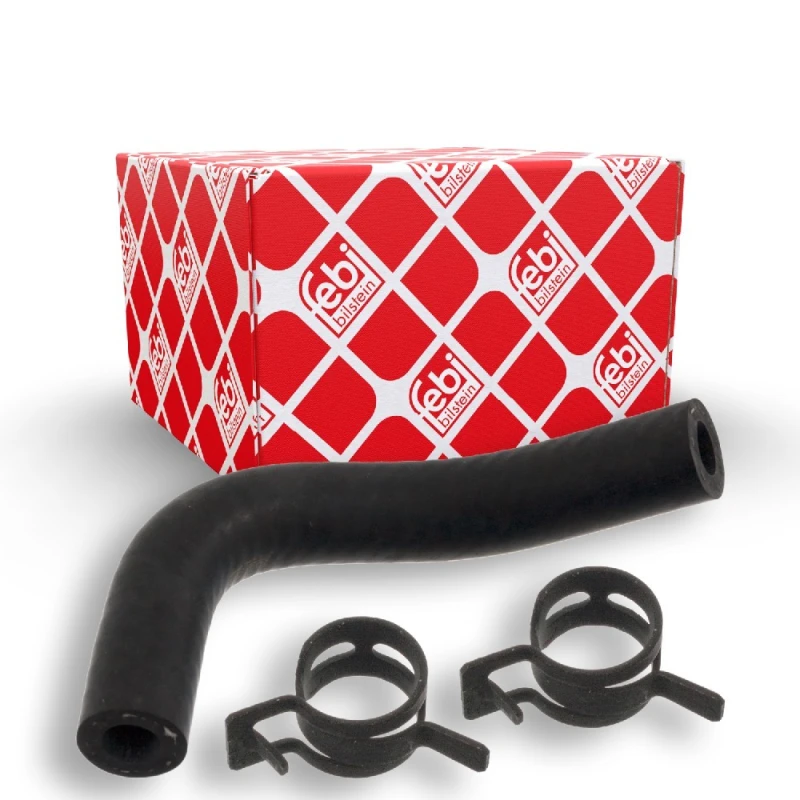 Image of FEBI BILSTEIN 101246 Radiator Hose OE Turbo NEW, EPDM (ethylene propylene diene Monomer (M-class) rubber), with clamps EPDM (ethylene propylene diene