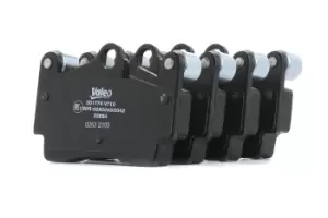 Image of VALEO Brake pad set VW,AUDI,PORSCHE 301770 4L0698451D,7L0698451,7L0698451B 7L0698451G,7L0698451H,7L5698451,95535293900,95535293901,95535293902