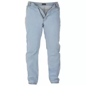 Image of Duke Mens Rockford Comfort Fit Jeans (30S) (Bleach)