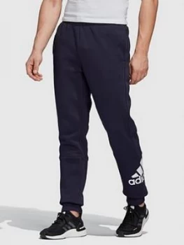 Image of Adidas Badge Of Sport Joggers - Navy
