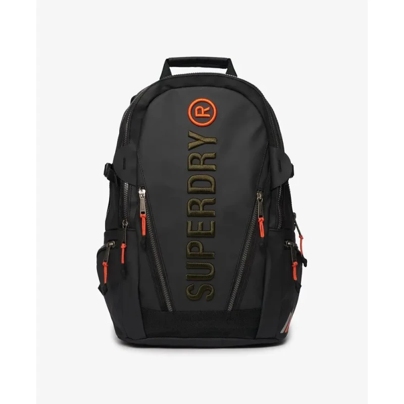 Image of Superdry Womens embroidered backpack Superdry Tarp Noir Female TU