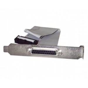 Image of 16in DB25 Parallel Female to IDC 25 Pin Header Slot Plate