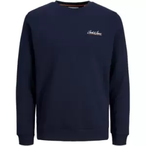 Image of Jack and Jones Crew Sweater Mens - Blue