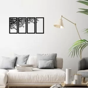 Image of Aga&ccedil; 10 Black Decorative Metal Wall Accessory