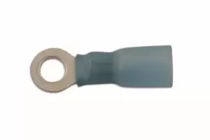 image of Blue Heatshrink Ring Terminal 5.0mm Pk 25 Connect 30201