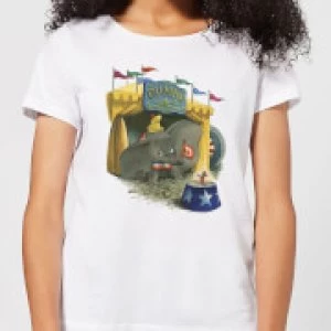 Image of Dumbo Circus Womens T-Shirt - White