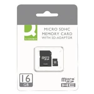 Image of Q-Connect 16GB Micro SD Card Class 10 KF16012