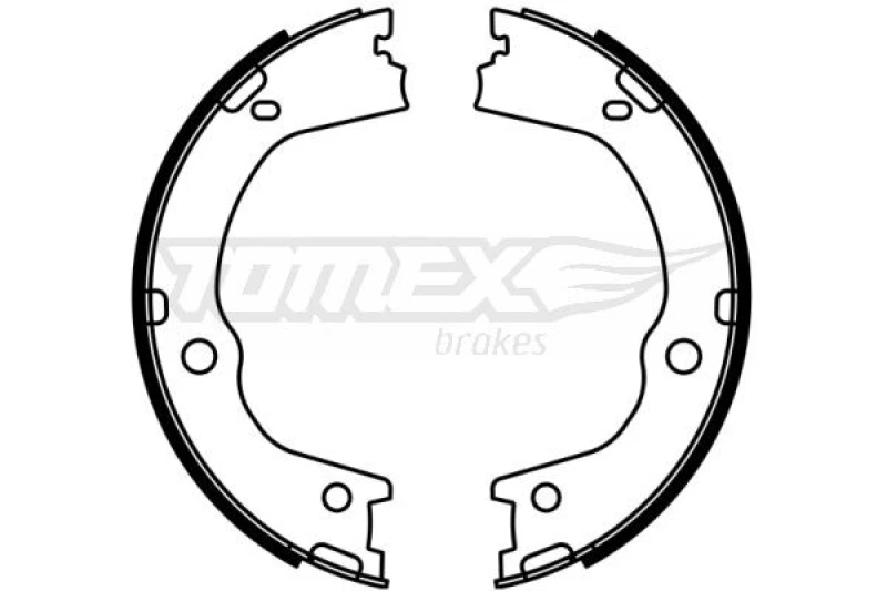 Image of TOMEX brakes Brake Shoe Set TOMEX brakes TX 23-06