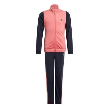 Image of adidas Poly Tracksuit Junior Girls - Pink