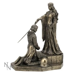Image of King Arthur The Accolade Bronze Figurine