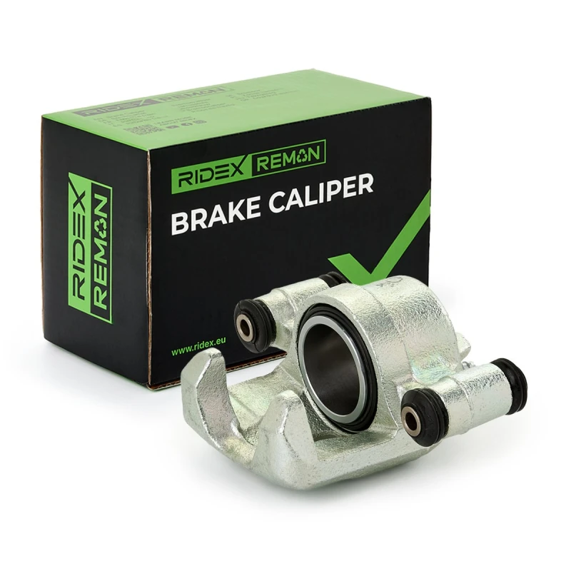 Image of RIDEX REMAN 78B0375R Brake caliper Front Axle Right, without holder Cast Iron Brake Caliper (78)
