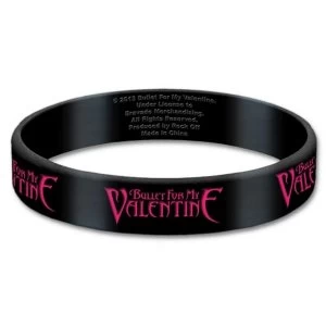 image of Bullet For My Valentine - Logo Gummy Wristband