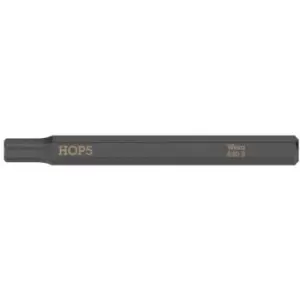 Image of Wera 840 S Hex-Plus Bits for Impact Screwdrivers, 5 x 70 mm - N/A