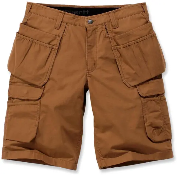 Image of Carhartt Steel Multipocket Shorts, brown, Size 30