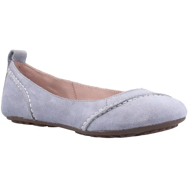 Image of Hush Puppies Womens Janessa Leather Ballerina Shoes UK Size 6 (EU 39)