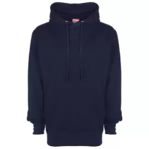 image of FDM Unisex Plain Original Hooded Sweatshirt / Hoodie (300 GSM) (S) (Navy Blue)