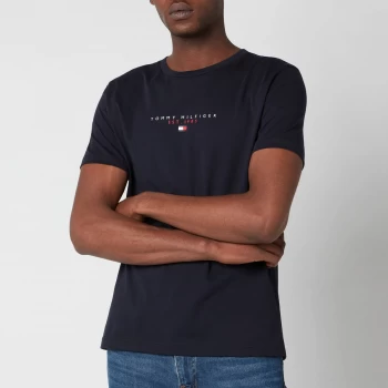 Image of Tommy Hilfiger Mens Essential Chest Logo T-Shirt - Desert Sky - S