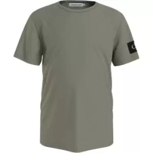 Image of Calvin Klein Jeans Calvin Klein Badge T Shirt - Green