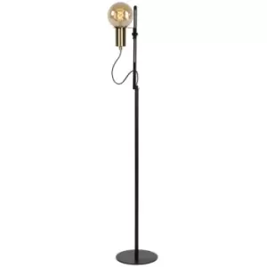 image of Lucide MALCOLM - Floor Lamp - 1xE27 - Black