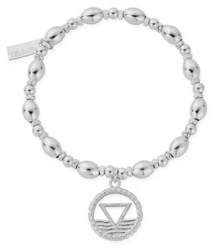 Image of ChloBo Oval Bead Water Bracelet Sterling Silver SBOB3121 Jewellery