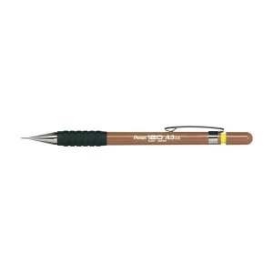 image of Pentel 120 A3 A317 Y 0.9mm Automatic Pencil Barrel Yellow with Rubber Grip and 2 x HB Refill Leads Pack of 12