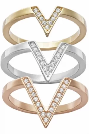 Image of Ladies Swarovski Jewellery Delta Ring 55 5140847