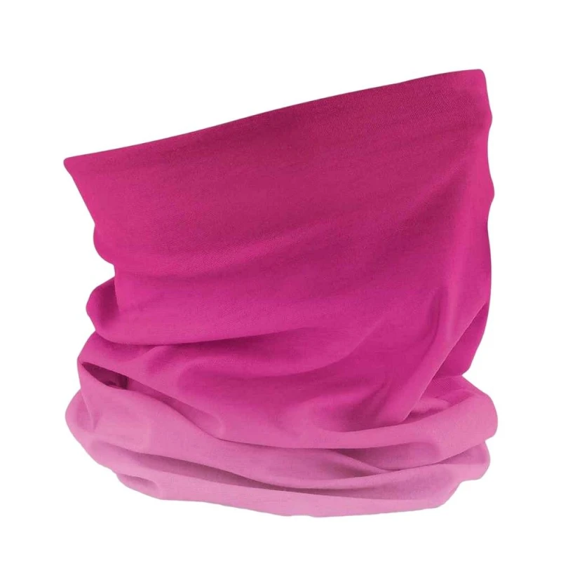 Image of Beechfield Womens Morf Ombre Snood in Pink Pink Female One Size